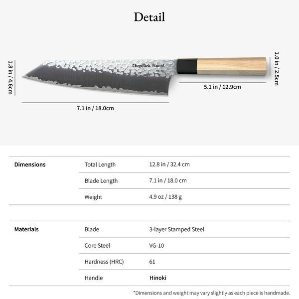 Chopstick Travel x Taski Premium Knife