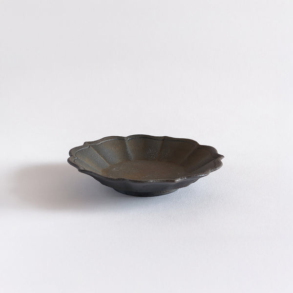 Bellflower Plate (Brown)
