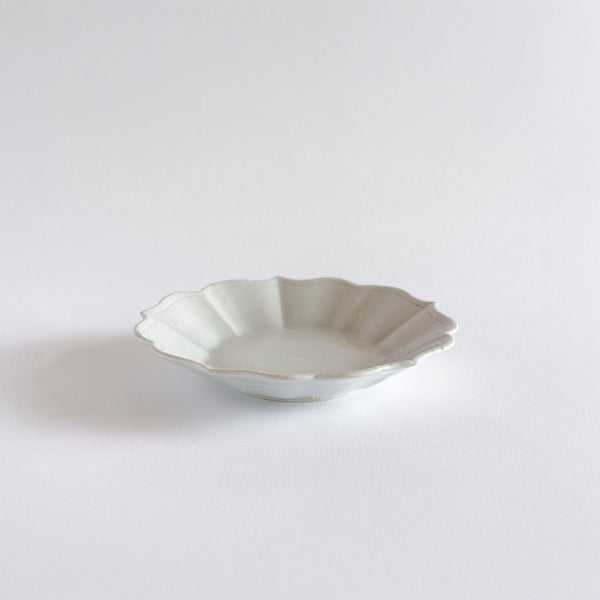 Bellflower Plate (White)