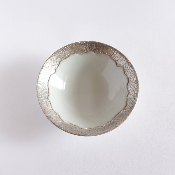 Moonlit Silver Bowl Medium