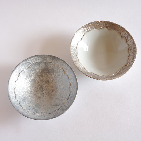 Moonlit Silver Bowl Medium