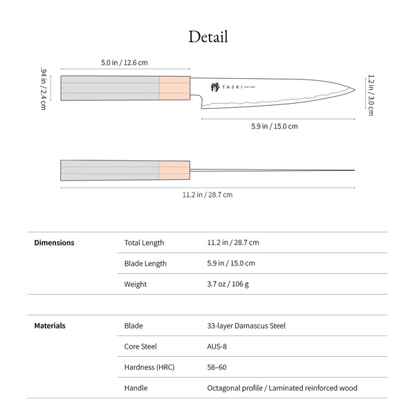 Taski Kaizen 6" Petty Knife